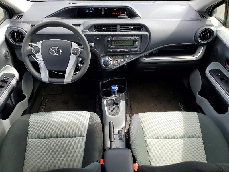 2014 Toyota Prius c VIN JTDKDTB39E1571199 COPART salvage auction — SIDE, CA - SALVAGE CERTIFICATE, sold $950 on 2026-07-27 (photo 8)