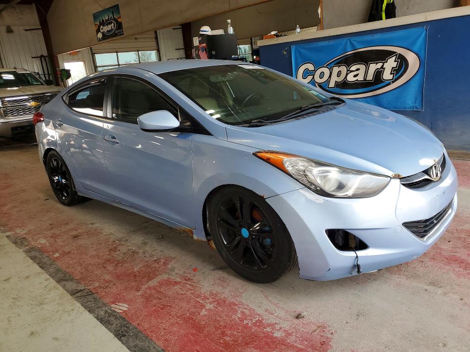 2012 Hyundai Elantra VIN KMHDH4AE5CU293902 COPART salvage auction — NORMAL WEAR, Ny - Certificate Of Title, sold $100 on 2026-07-27 (photo 4)