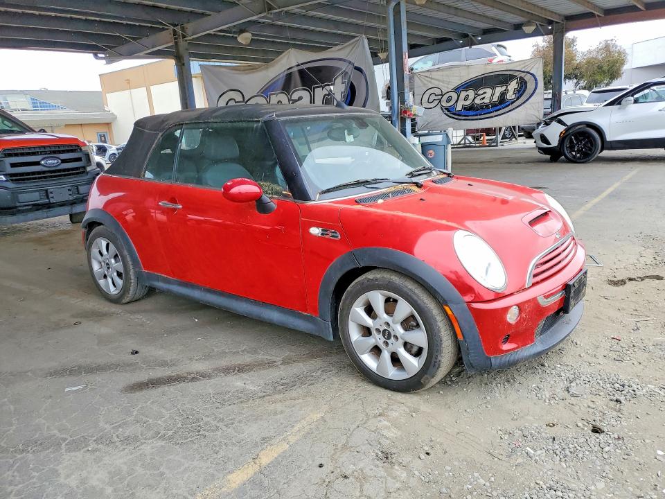 2006 Mini Cooper VIN WMWRH33546TF89179 COPART salvage auction — REAR END, CA - DIS/DLR/EXP ONLY CLEAN TITLE, sold $2,800 on 2026-07-14 (photo 4)