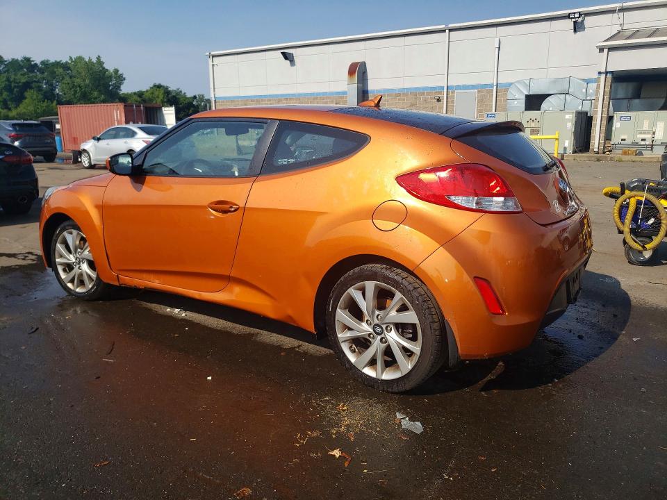 2016 Hyundai Veloster VIN KMHTC6AD5GU252995 COPART salvage auction — FRONT END, Ct - Cert Of Title-Salvage, sold $475 on 2026-07-24 (photo 2)
