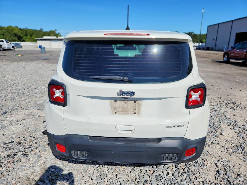 2018 Jeep Renegade VIN ZACCJAAB9JPG79956 COPART salvage auction — SIDE, Fl - Cert Of Title Slvg Rebuildable, sold $1,100 on 2026-07-13 (photo 6)