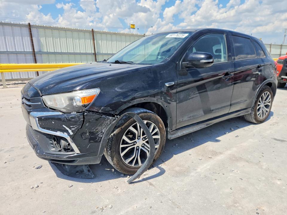 2018 Mitsubishi Outlander VIN JA4AP3AU8JU009651 COPART salvage auction — FRONT END, TX - SALVAGE VEHICLE TITLE, sold $550 on 2026-07-28 (photo 1)