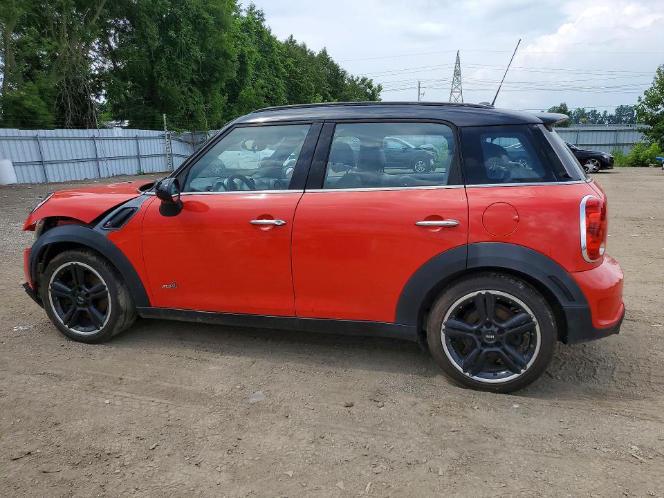 2012 Mini Cooper VIN WMWZC5C52CWL59268 COPART salvage auction — FRONT END, ON - PERMIT NO BRAND - UNFIT, sold $150 on 2026-07-28 (photo 2)