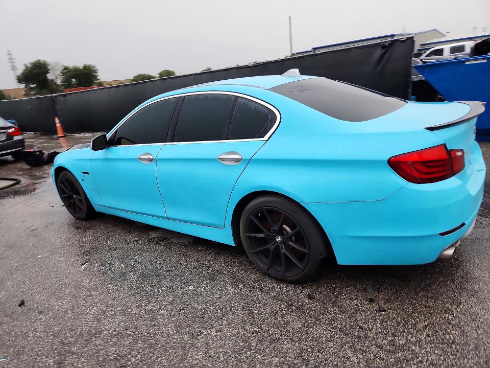 2011 BMW 5 series VIN WBAFR9C53BC757470 COPART salvage auction — FRONT END, FL - CERTIFICATE OF TITLE (P), sold $375 on 2026-07-23 (photo 2)