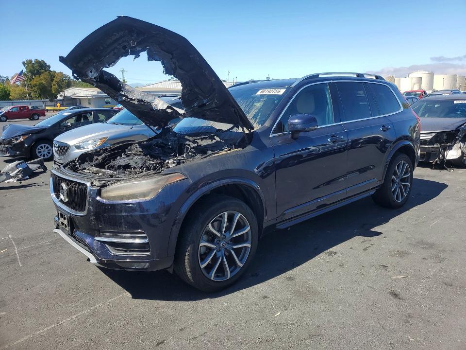 2017 Volvo Xc90 VIN YV4A22PK8H1183197 COPART salvage auction — Burn Engine, CA - SALVAGE CERTIFICATE, sold $2,450 on 2026-07-20 (photo 1)