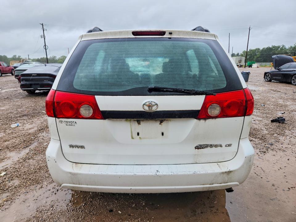 2007 Toyota Sienna VIN 5TDZK23C97S064743 COPART salvage auction — ALL OVER, Ms - Certificate Of Title, sold $700 on 2026-07-28 (photo 6)