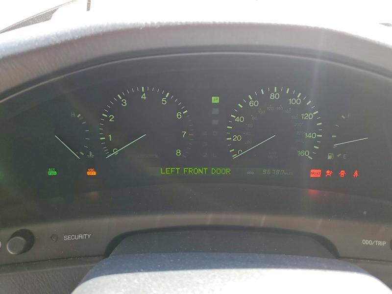 1999 Lexus Ls 400 VIN JT8BH28F4X0156007 COPART salvage auction — FRONT END, Ca - Salvage Certificate, sold $30 on 2026-07-21 (photo 9)