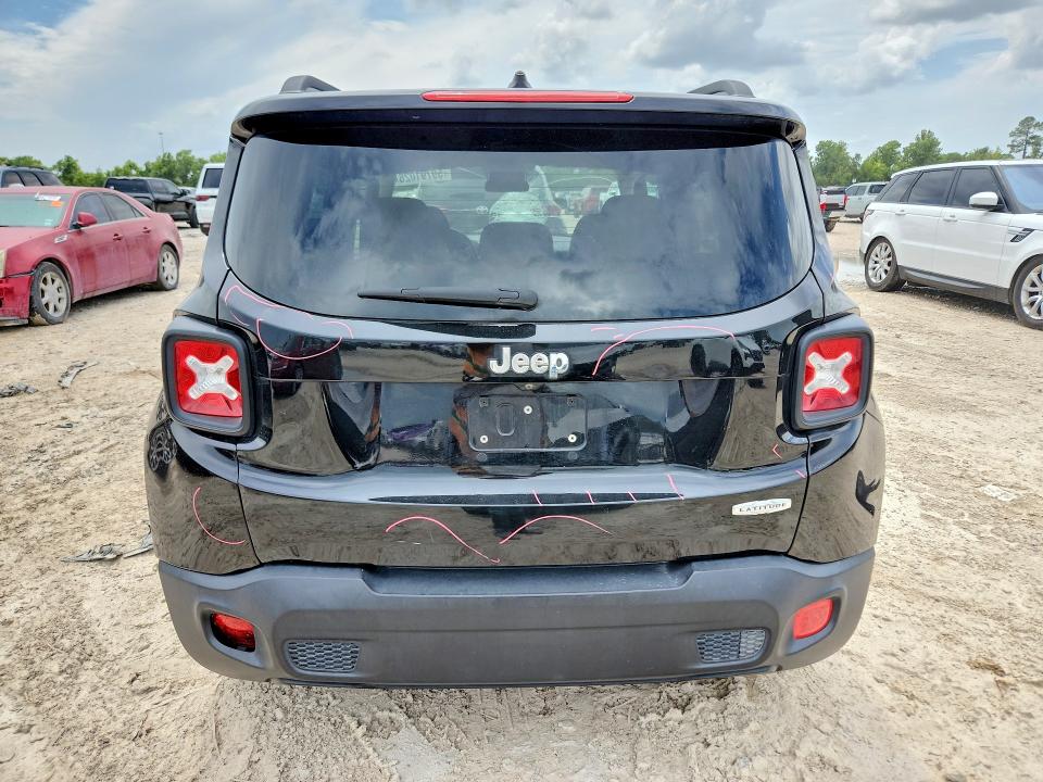2015 Jeep Renegade VIN ZACCJABH0FPB62254 COPART salvage auction — FRONT END, TX - SALVAGE VEHICLE TITLE (P), sold $1,350 on 2026-07-31 (photo 6)
