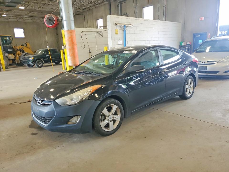 2013 Hyundai Elantra VIN KMHDH4AE3DU497700 COPART salvage auction — FRONT END, MN - CERTIFICATE OF TITLE, sold $850 on 2026-08-01 (photo 1)