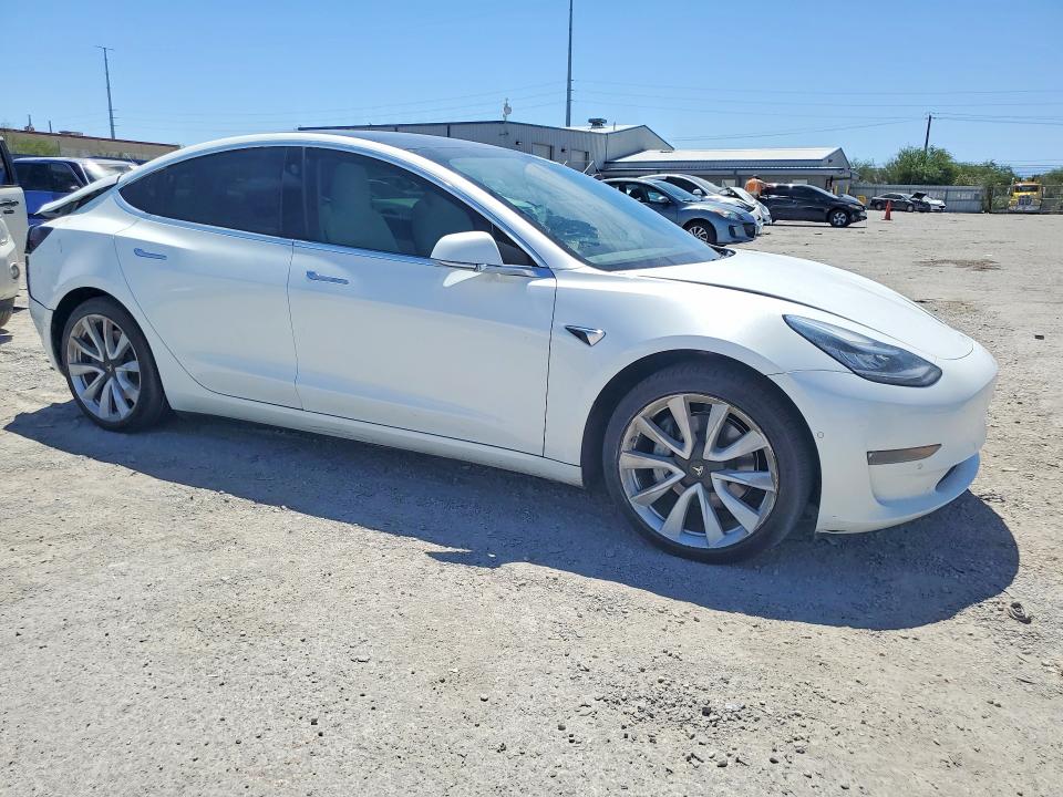 2020 Tesla Model 3 VIN 5YJ3E1EB8LF601256 COPART salvage auction — REAR END, Nv - Salvage Title, sold $5,700 on 2026-07-30 (photo 4)