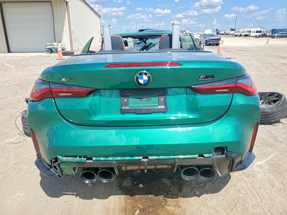 2024 BMW M4 VIN WBS33BA06RCP30112 COPART salvage auction — FRONT END, Tx - Salvage Vehicle Title, sold $15,100 on 2026-09-02 (photo 6)