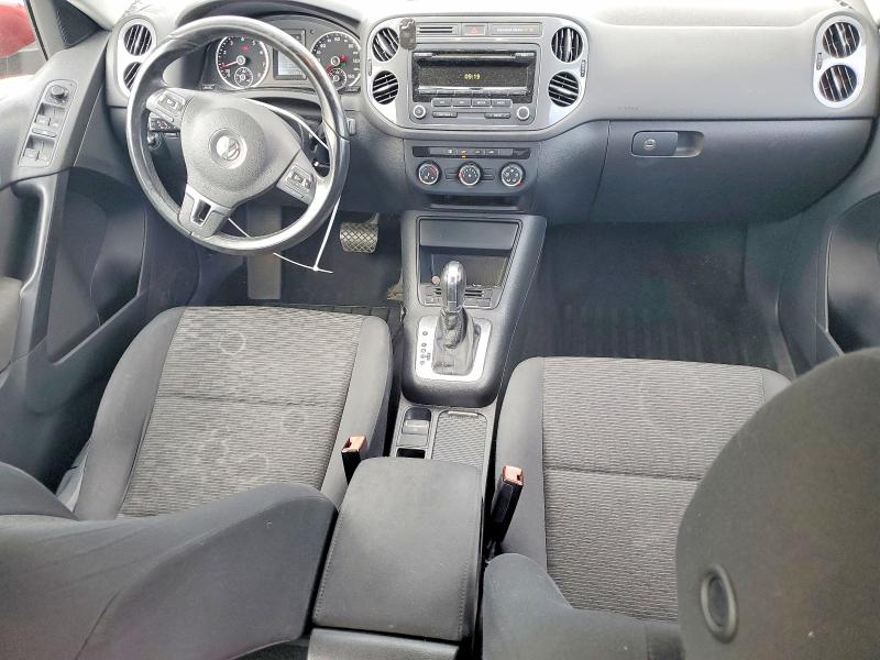 2013 Volkswagen Tiguan VIN WVGAV3AX8DW111963 COPART salvage auction — FRONT END, Nc - Salvage Certificate Of Title, sold $275 on 2026-07-30 (photo 8)
