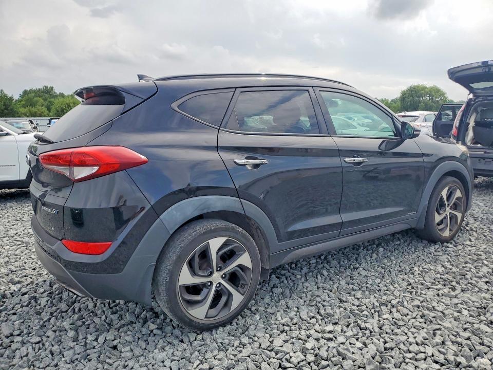 2016 Hyundai Tucson VIN KM8J33A22GU136853 COPART salvage auction — HAIL, OH - CERT OF TITLE-SALVAGE, sold $3,750 on 2026-07-27 (photo 3)