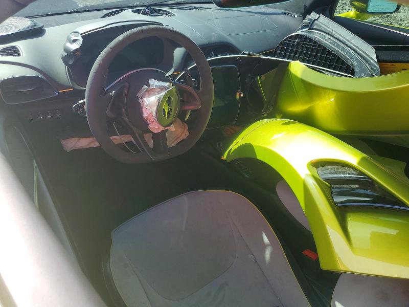 2023 Mclaren automotive Artura VIN SBM16AEA2PW001160 COPART salvage auction — FRONT END, FL - CERT OF TITLE SLVG REBUILDABLE, sold $25 on 2026-07-27 (photo 8)