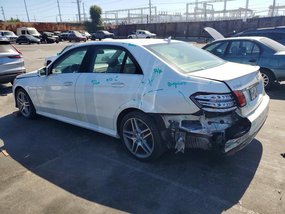 2014 Mercedes-benz E-klasse VIN WDDHF5KB6EB017156 COPART salvage auction — REAR END, Ca - Salvage Certificate, sold $4,300 on 2026-08-05 (photo 2)