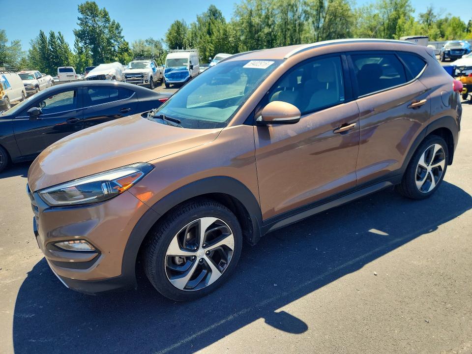 2016 Hyundai Tucson VIN KM8J3CA20GU188837 COPART salvage auction — MECHANICAL, Wa - Non Public Clean Title, sold $925 on 2026-07-29 (photo 1)