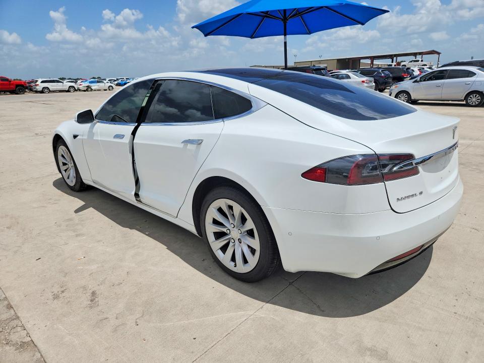2017 Tesla Model s VIN 5YJSA1E11HF178848 COPART salvage auction — SIDE, Tx - Salvage Vehicle Title, sold $5,500 on 2026-07-27 (photo 2)