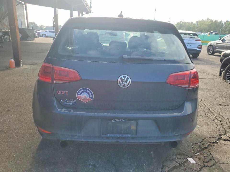 2017 Volkswagen Gti VIN 3VW547AU9HM002212 COPART salvage auction — HAIL, Salvage Title, sold $1,250 on 2026-07-28 (photo 6)
