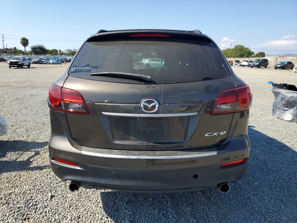 2015 Mazda CX-9 VIN JM3TB2DV7F0447255 COPART salvage auction — REAR END, CA - DIS/DLR/EXP ONLY CLEAN TITLE, sold $325 on 2026-09-10 (photo 6)