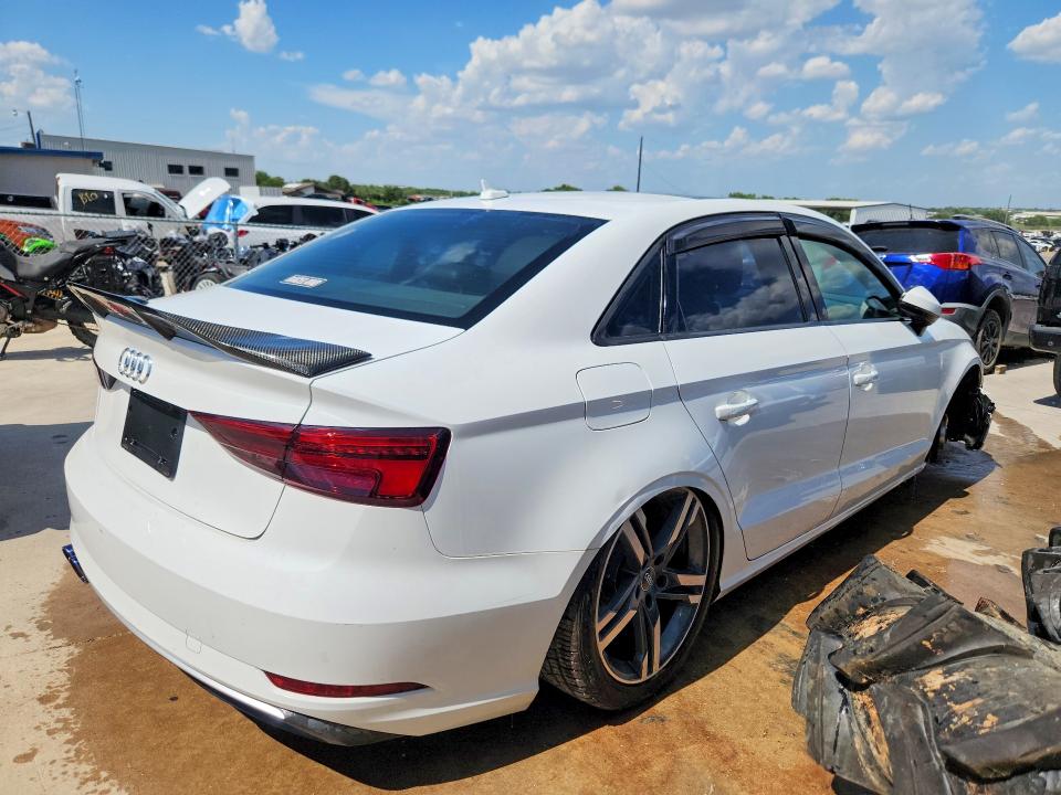 2018 Audi A3 VIN WAUAUGFF0J1031237 COPART salvage auction — FRONT END, Tx - Certificate Of Title, sold $3,700 on 2026-08-31 (photo 3)