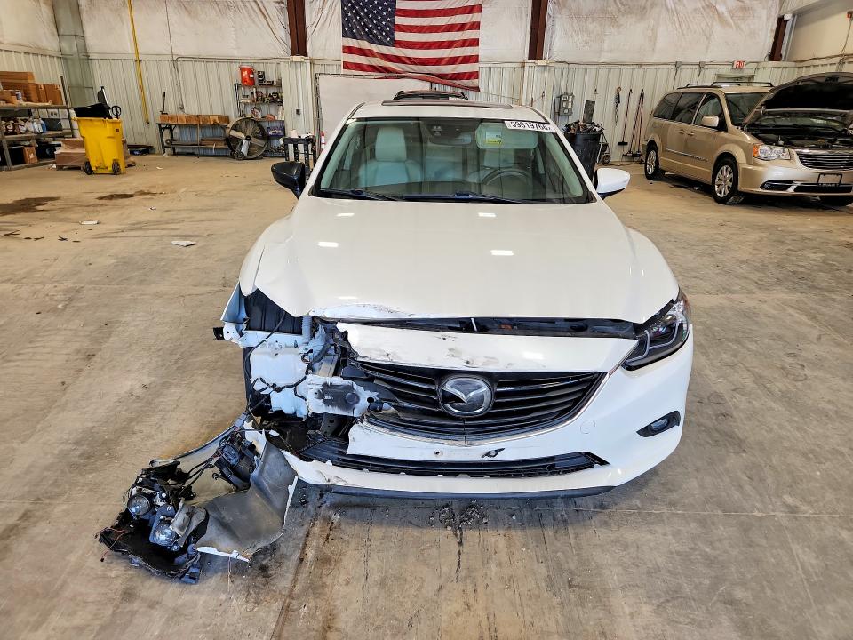 2014 Mazda 6 VIN JM1GJ1W52E1106729 COPART salvage auction — FRONT END, Wi - Certificate Of Title, sold $450 on 2026-07-29 (photo 5)
