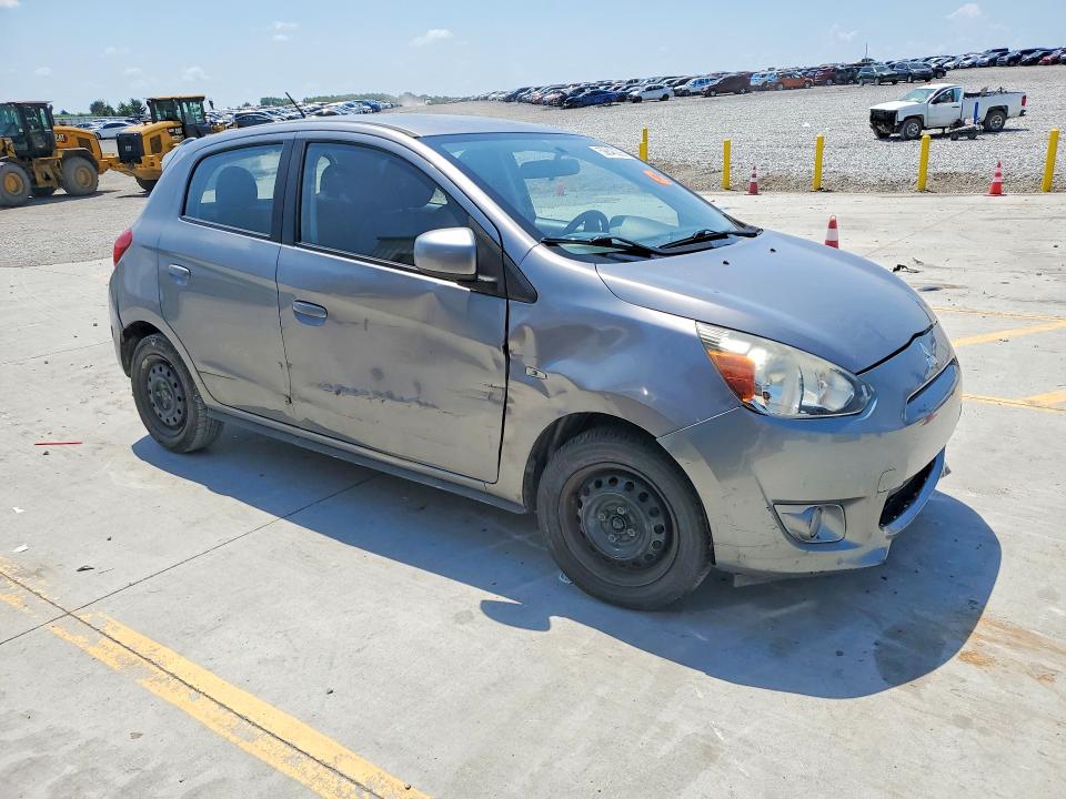 2015 Mitsubishi Mirage VIN ML32A3HJ9FH055256 COPART salvage auction — FRONT END, In - Certificate Of Title, sold $350 on 2026-07-09 (photo 4)