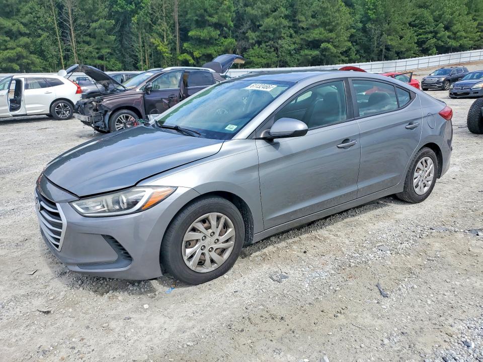 2017 Hyundai Elantra VIN KMHD74LF2HU371309 COPART salvage auction — MECHANICAL, Salvage Title, sold $1,450 on 2026-07-22 (photo 1)