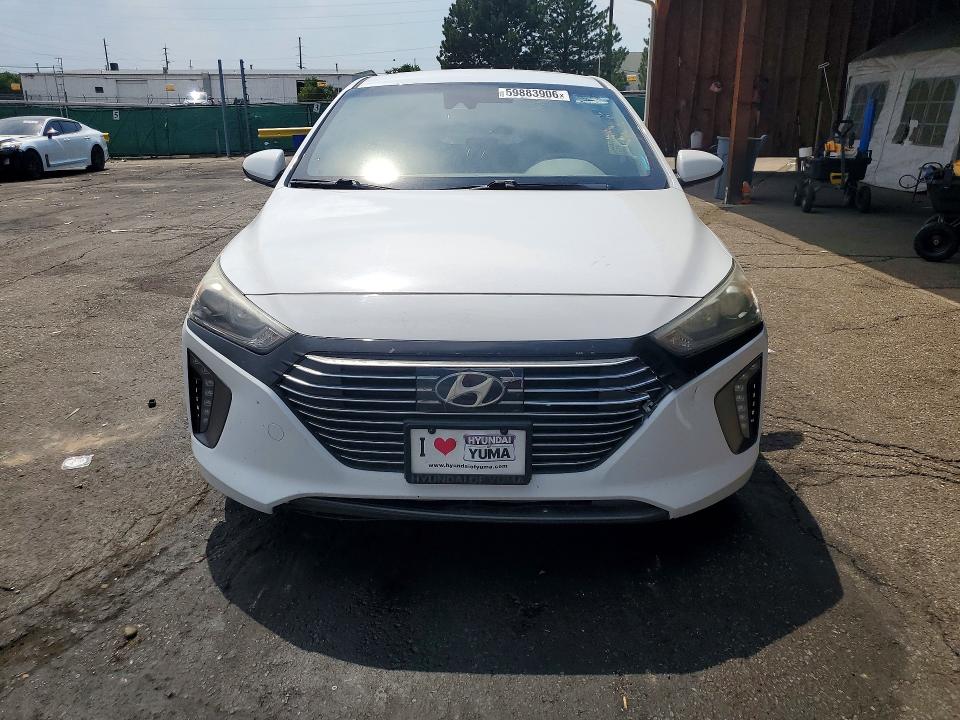 2019 Hyundai Ioniq VIN KMHC75LCXKU139636 COPART salvage auction — FRONT END, Az - Dis/Dlr/Exp Only Clean Title (P), sold $2,400 on 2026-07-23 (photo 5)