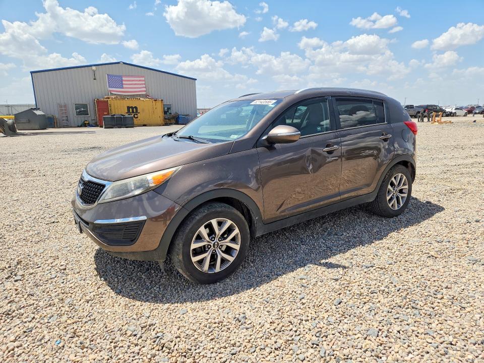 2015 Kia Sportage VIN KNDPB3ACXF7719713 COPART salvage auction — SIDE, KS - CERTIFICATE OF TITLE, sold $90 on 2026-07-28 (photo 1)