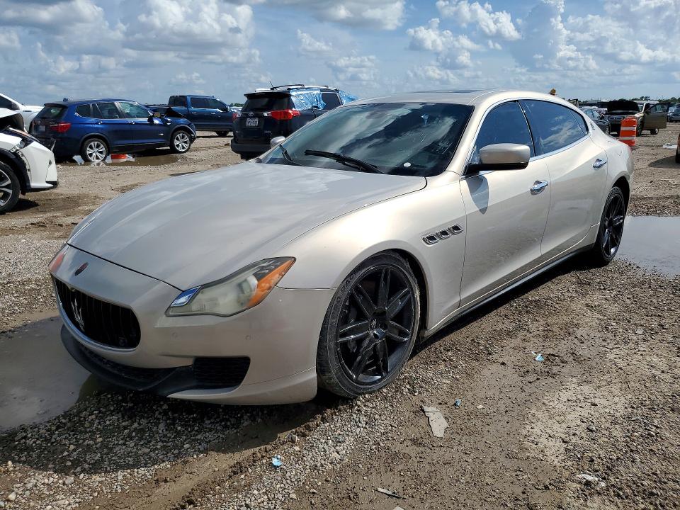 2014 Maserati Quattroporte VIN ZAM56PPA9E1072890 COPART salvage auction — MINOR DENT/SCRATCHES, Tx - Certificate Of Title (P), sold $3,650 on 2026-07-16 (photo 1)