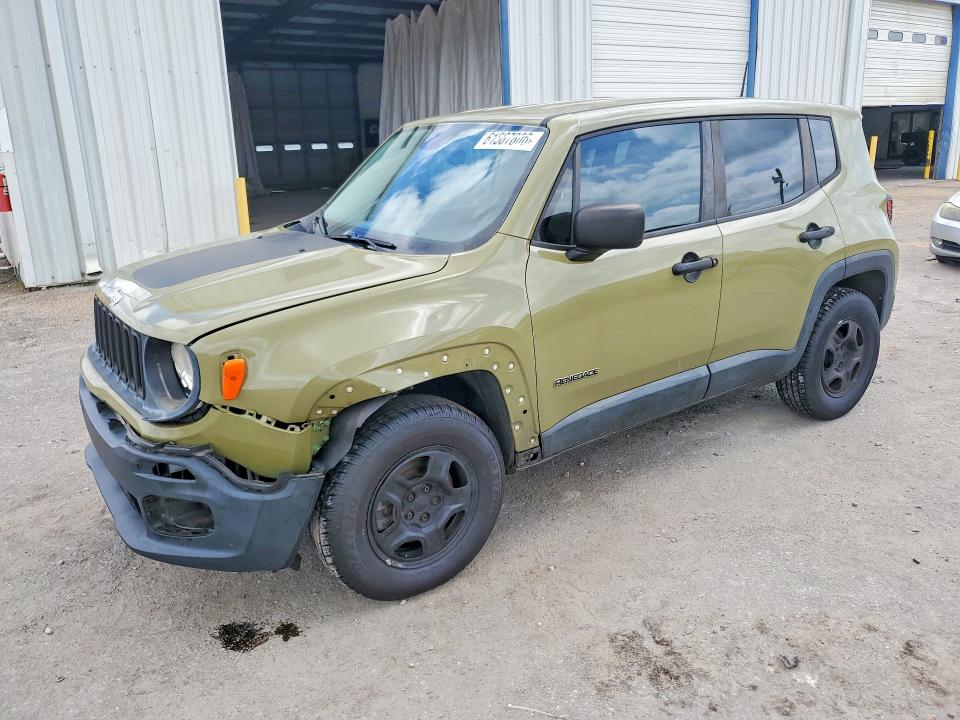 2015 Jeep Renegade VIN ZACCJAAT2FPB83199 COPART salvage auction — FRONT END, Al - Cert Of Title-Salvage Title, sold $1,150 on 2026-08-20 (photo 1)