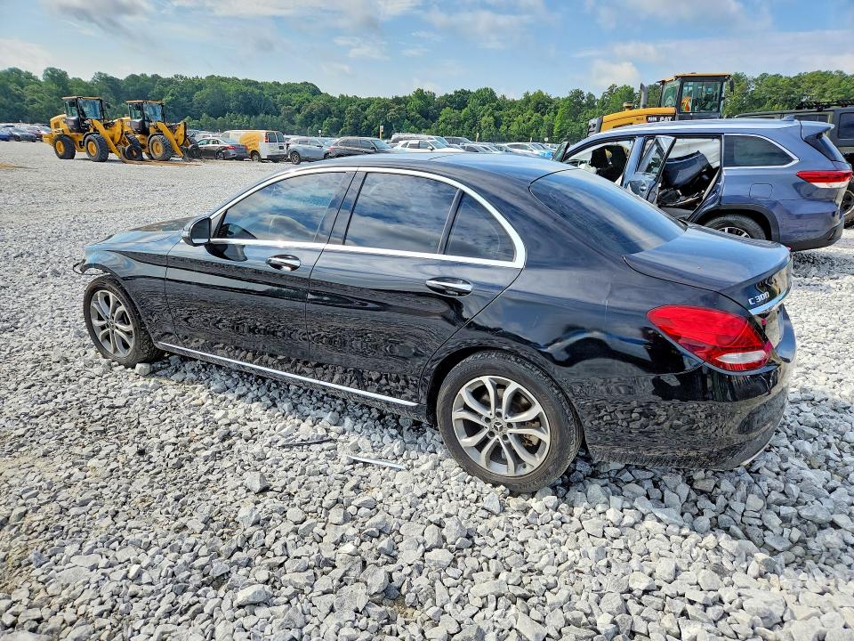 2017 Mercedes-benz C-klasse VIN WDDWF4KB6HR297738 COPART salvage auction — FRONT END, Ga - Cert Of Title-Salvage, sold $1,200 on 2026-07-21 (photo 2)