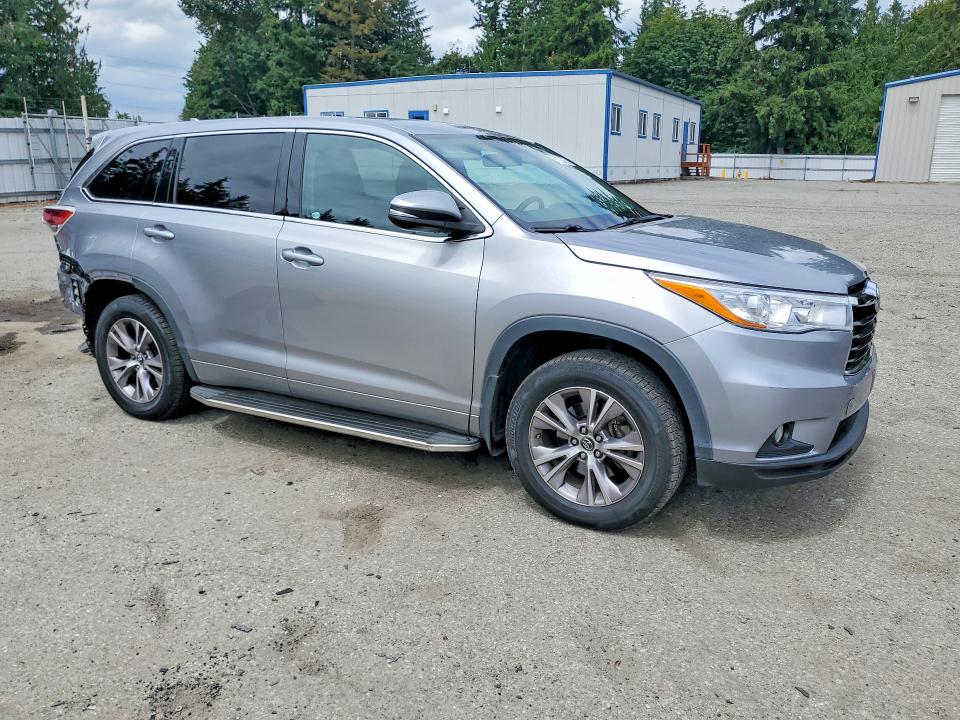 2016 Toyota Highlander VIN 5TDBKRFH3GS299334 COPART salvage auction — REAR END, Wa - Bill Of Sale, sold $60 on 2026-07-27 (photo 4)