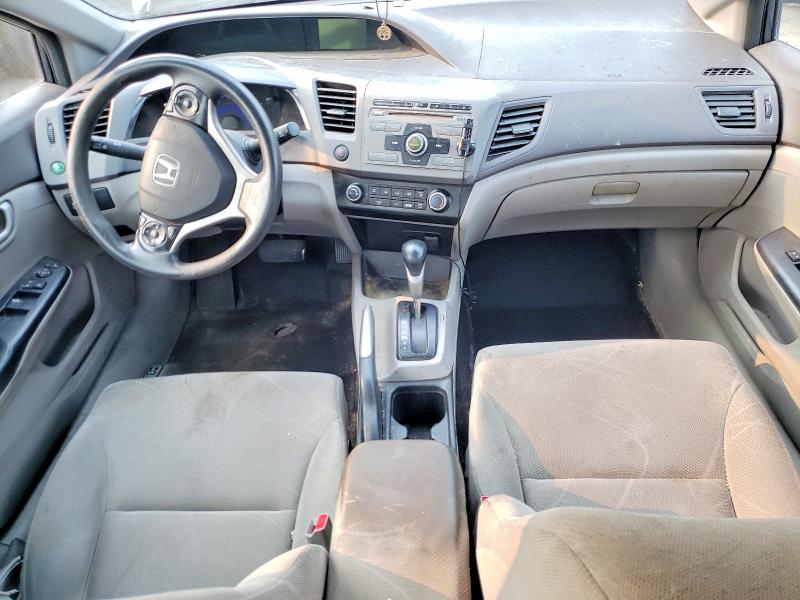 2012 Honda Civic VIN 2HGFB2F53CH558073 COPART salvage auction — FRONT END, Ct - Certificate Of Title, sold $1,250 on 2026-07-31 (photo 8)