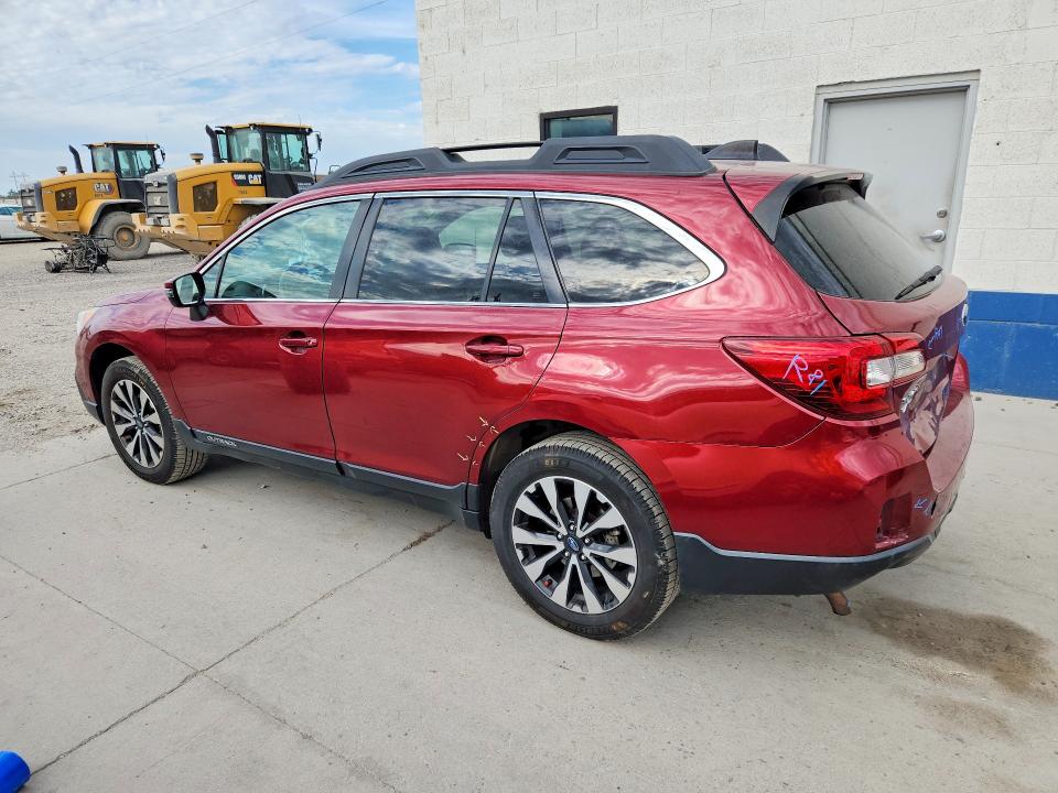 2017 Subaru Outback VIN 4S4BSAKC1H3394131 COPART salvage auction — REAR END, Ut - Salvage Certificate, sold $3,250 on 2026-08-31 (photo 2)