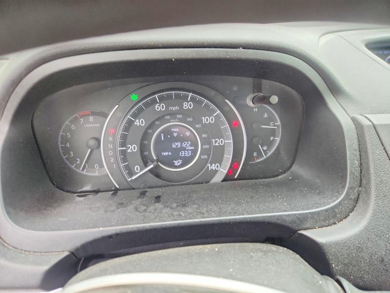 2012 Honda Cr-v VIN JHLRM4H59CC005254 COPART salvage auction — FRONT END, Pa - Certificate Of Salvage, sold $2,600 on 2026-07-31 (photo 9)
