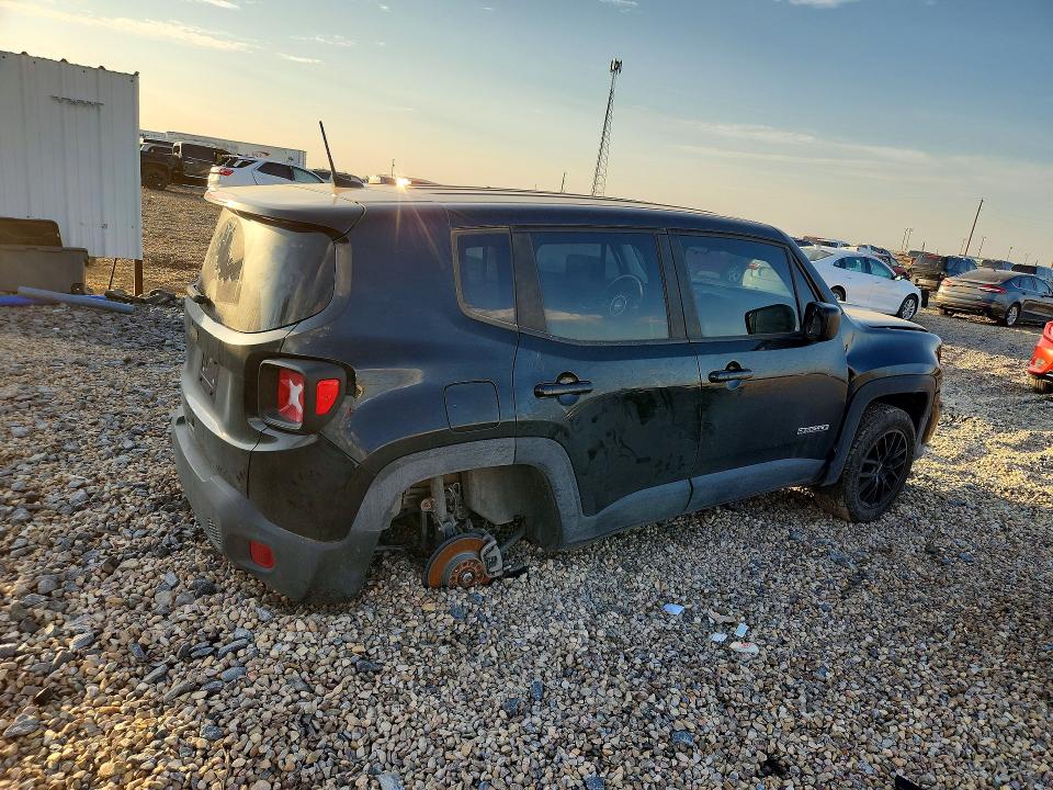 2021 Jeep Renegade VIN ZACNJDAB2MPM13495 COPART salvage auction — FRONT END, Tx - Certificate Of Title (P), sold $4,500 on 2026-07-28 (photo 3)