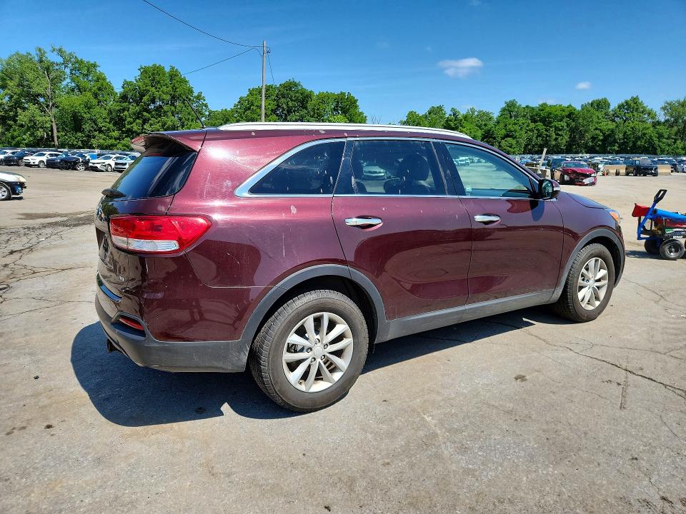 2018 Kia Sorento VIN 5XYPG4A57JG360549 COPART salvage auction — FRONT END, Ny - Mv-907A Salvage Certificate, sold $2,200 on 2026-07-14 (photo 3)