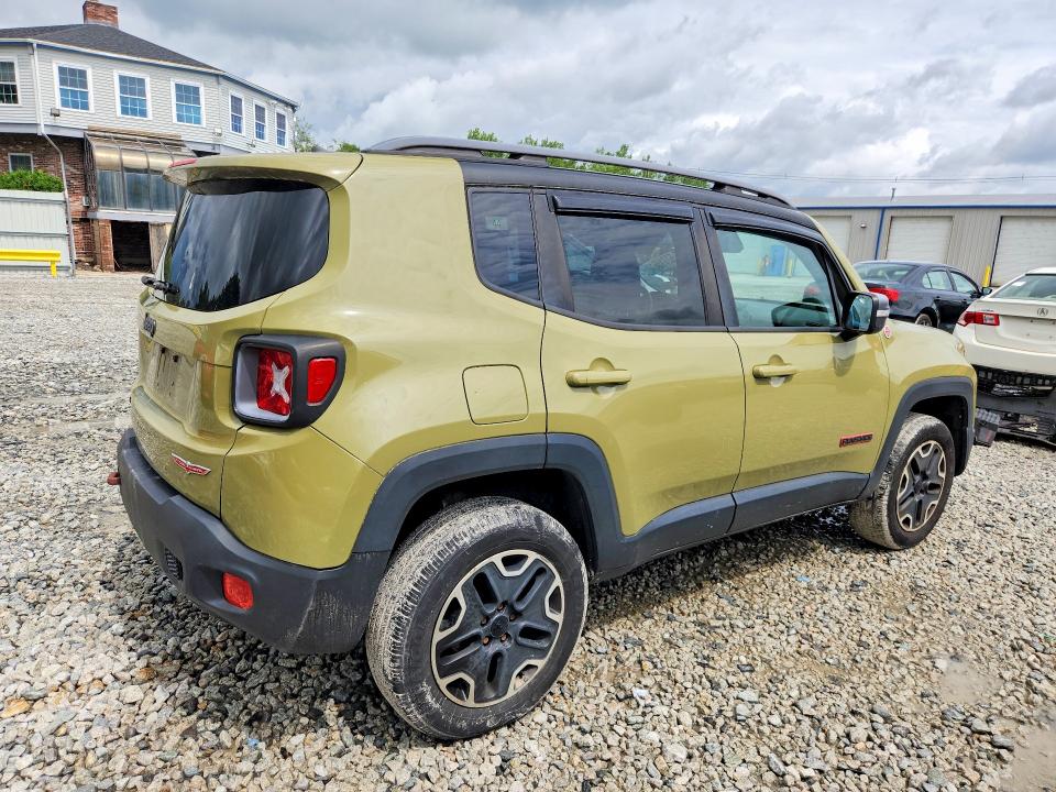 2015 Jeep Renegade VIN ZACCJBCT0FPB74980 COPART salvage auction — FRONT END, Ma - Cert Of Title-Reconstrctd Coll, sold $375 on 2026-08-05 (photo 3)