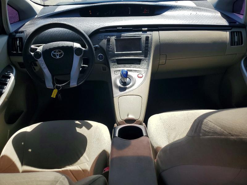 2012 Toyota Prius VIN JTDKN3DU4C5477336 COPART salvage auction — REAR END, Ca - Salvage Certificate, sold $775 on 2026-07-27 (photo 8)