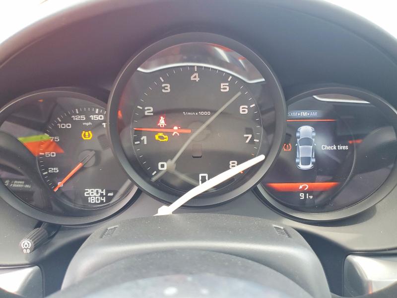 2025 Porsche Cayman VIN WP0AA2A84SK255856 COPART salvage auction — FRONT END, Fl - Cert Of Title Slvg Rebuildable (P), sold $60 on 2026-07-29 (photo 9)