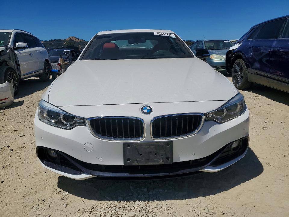 2014 BMW 4 series VIN WBA3N7C51EK221324 COPART salvage auction — REAR END, CA - SALVAGE CERTIFICATE, sold $4,300 on 2026-08-06 (photo 5)