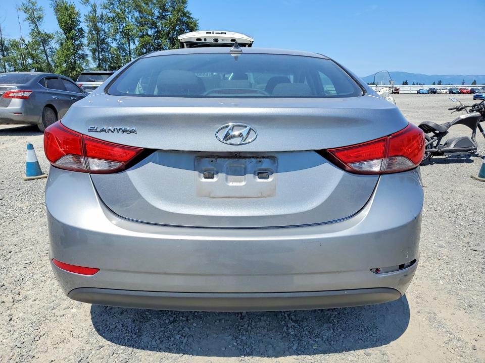 2016 Hyundai Elantra VIN KMHDH4AE2GU545224 COPART salvage auction — SIDE, WA - BILL OF SALE, sold $60 on 2026-07-27 (photo 6)