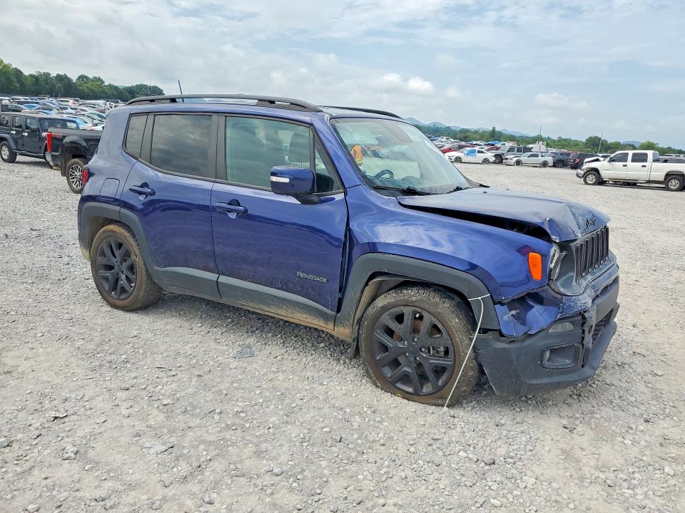 2018 Jeep Renegade VIN ZACCJABB8JPG74729 COPART salvage auction — FRONT END, Tn - Salvage Certificate, sold $175 on 2026-07-21 (photo 4)