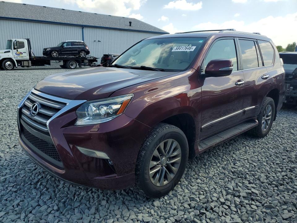 2014 Lexus Gx VIN JTJJM7FX7E5087425 COPART salvage auction — FRONT END, Oh - Cert Of Title-Salvage, sold $8,500 on 2026-07-23 (photo 1)