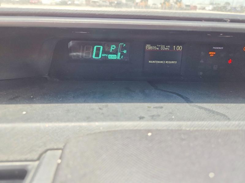 2013 Toyota Prius VIN JTDKDTB37D1052473 COPART salvage auction — HAIL, KS - CERT OF TITLE-SALVAGE, sold $2,200 on 2026-07-31 (photo 9)