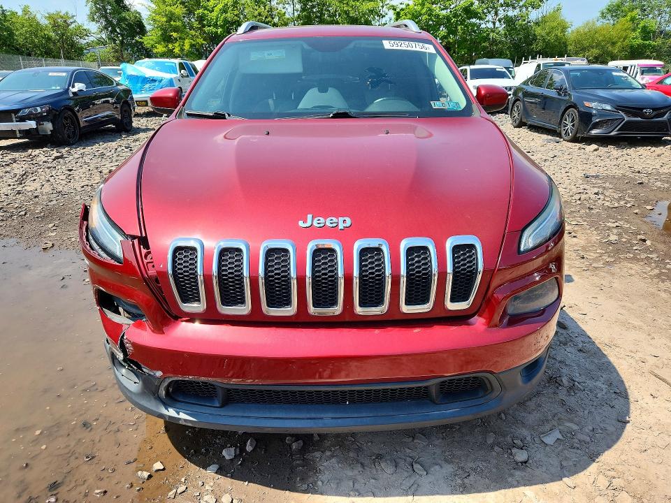 2014 Jeep Cherokee VIN 1C4PJLCS0EW117334 COPART salvage auction — FRONT END, Pa - Cert Of Salv-R=Reconstructed, sold $25 on 2026-07-20 (photo 5)