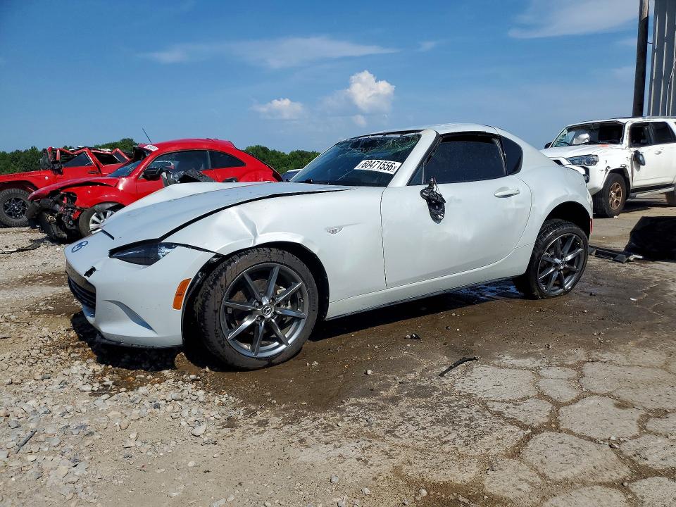 2017 Mazda Mx-5 VIN JM1NDAM74H0107801 COPART salvage auction — ROLLOVER, TN - SALVAGE CERTIFICATE, sold $90 on 2026-07-30 (photo 1)