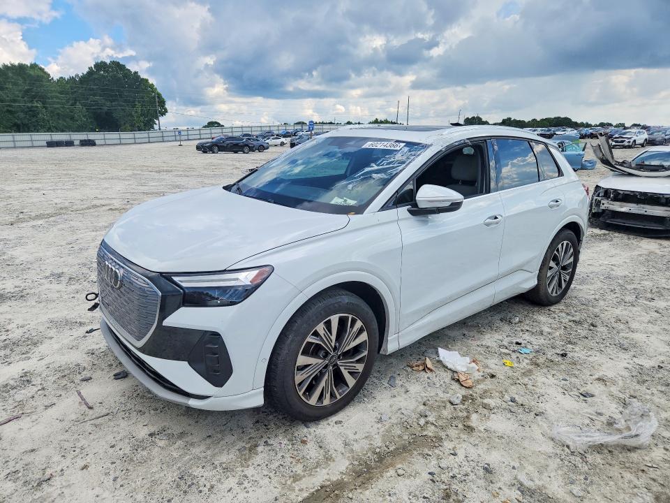 2023 Audi Q4 e-tron VIN WA1BCBFZ7PP035325 — COPART salvage auction photo