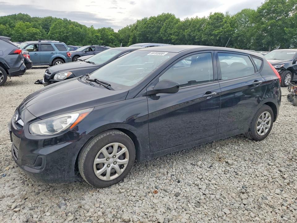 2012 Hyundai Accent VIN KMHCT5AE3CU022613 COPART salvage auction — MINOR DENT/SCRATCHES, MA - CERTIFICATE OF TITLE, sold $375 on 2026-07-30 (photo 1)